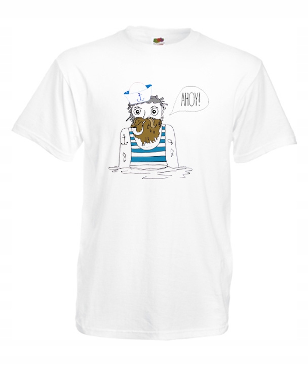 

XL Koszulka Męska Żeglarz Marynarz Kapitan Ahoy