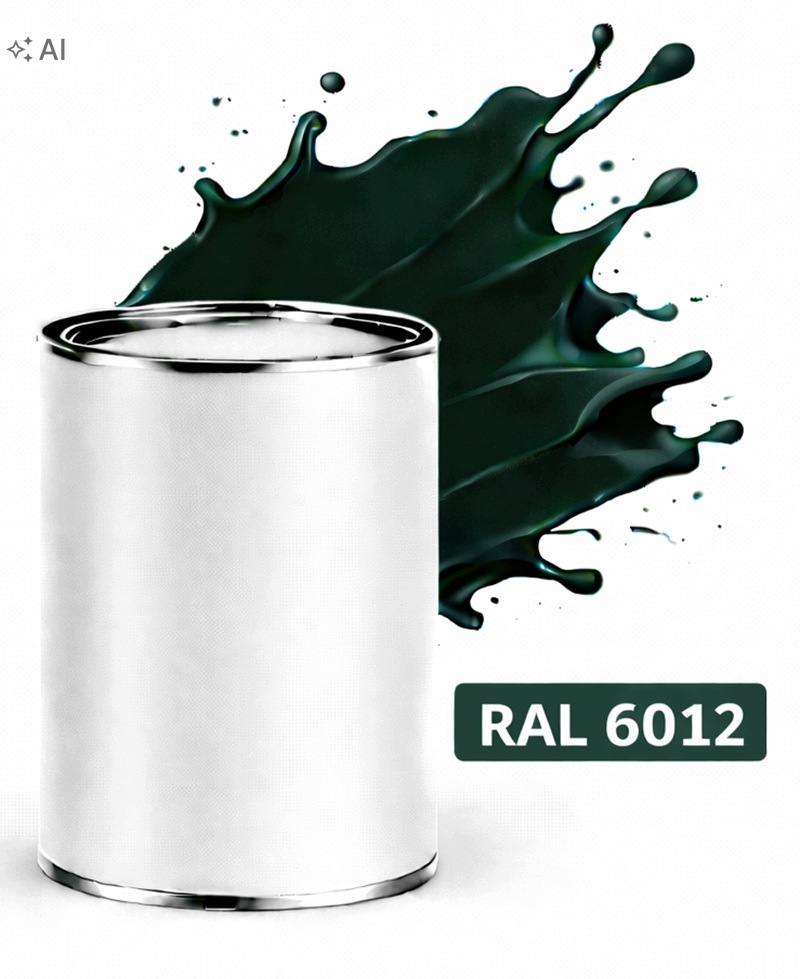 Ral 6012 Alkydová smaltovaná lesklá Barva na kov a ocel 1L