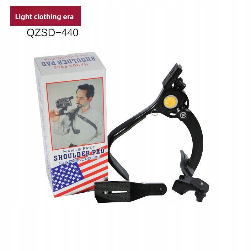 Odolný hliníkový držák na rameno BKQ-440 pro DV kamery, stabilizační podlož