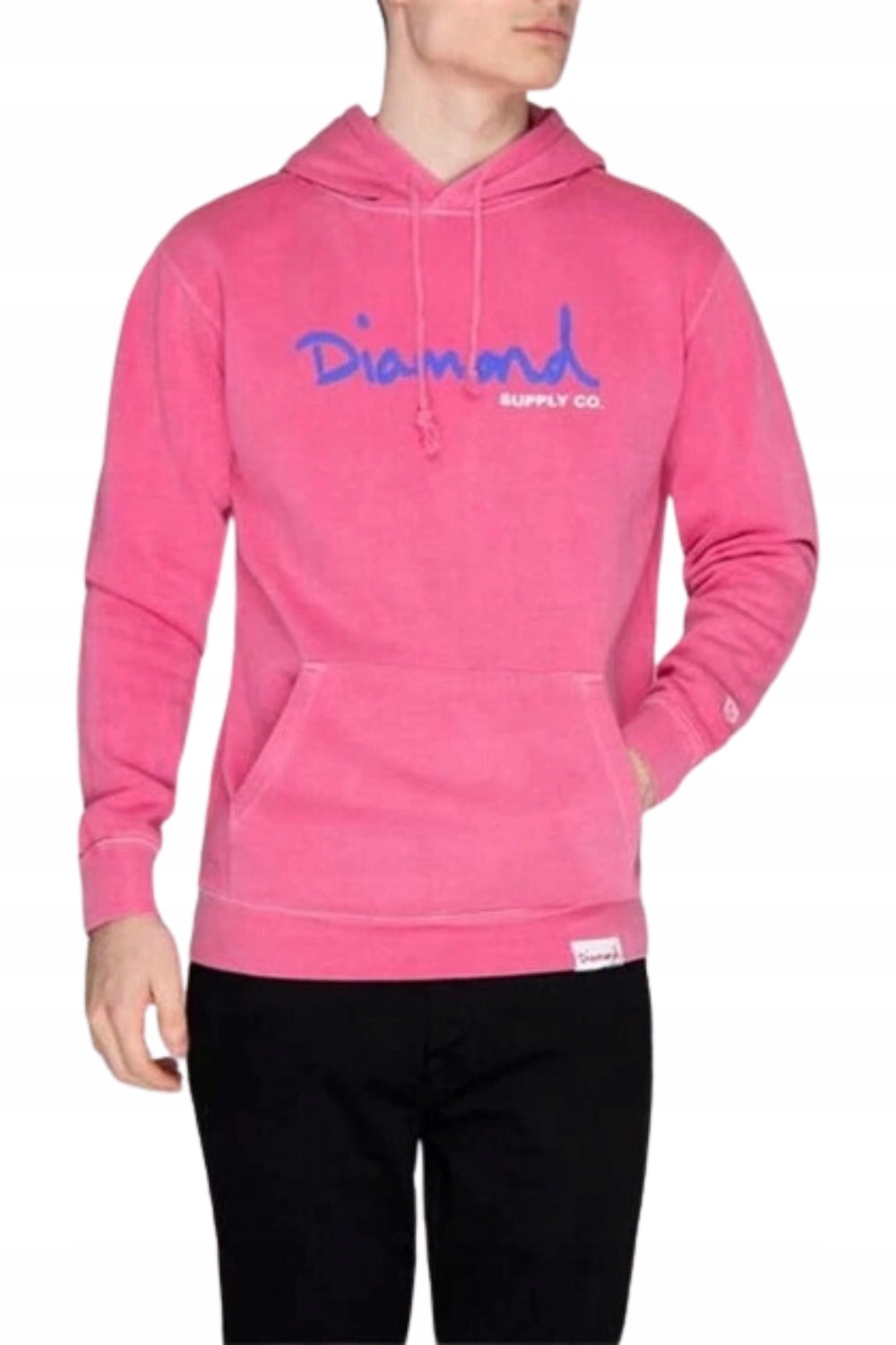 Pánská mikina Diamond Supply, růžová, módní bavlna vel. M