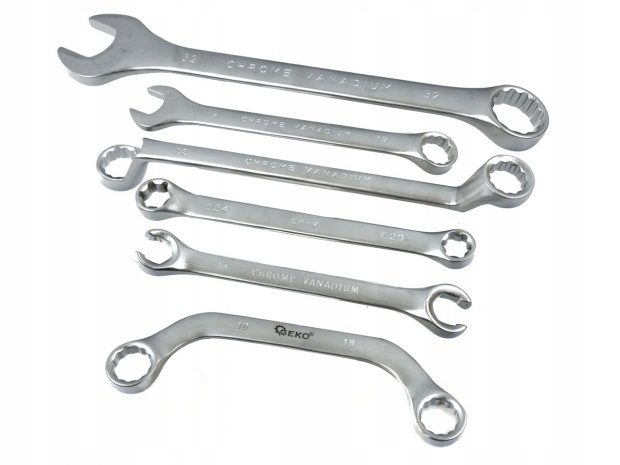 ZESTAW KLUCZY KLUCZE PLASKO OCZKOWYCH CRV 47e GEKO Number of Elements sets