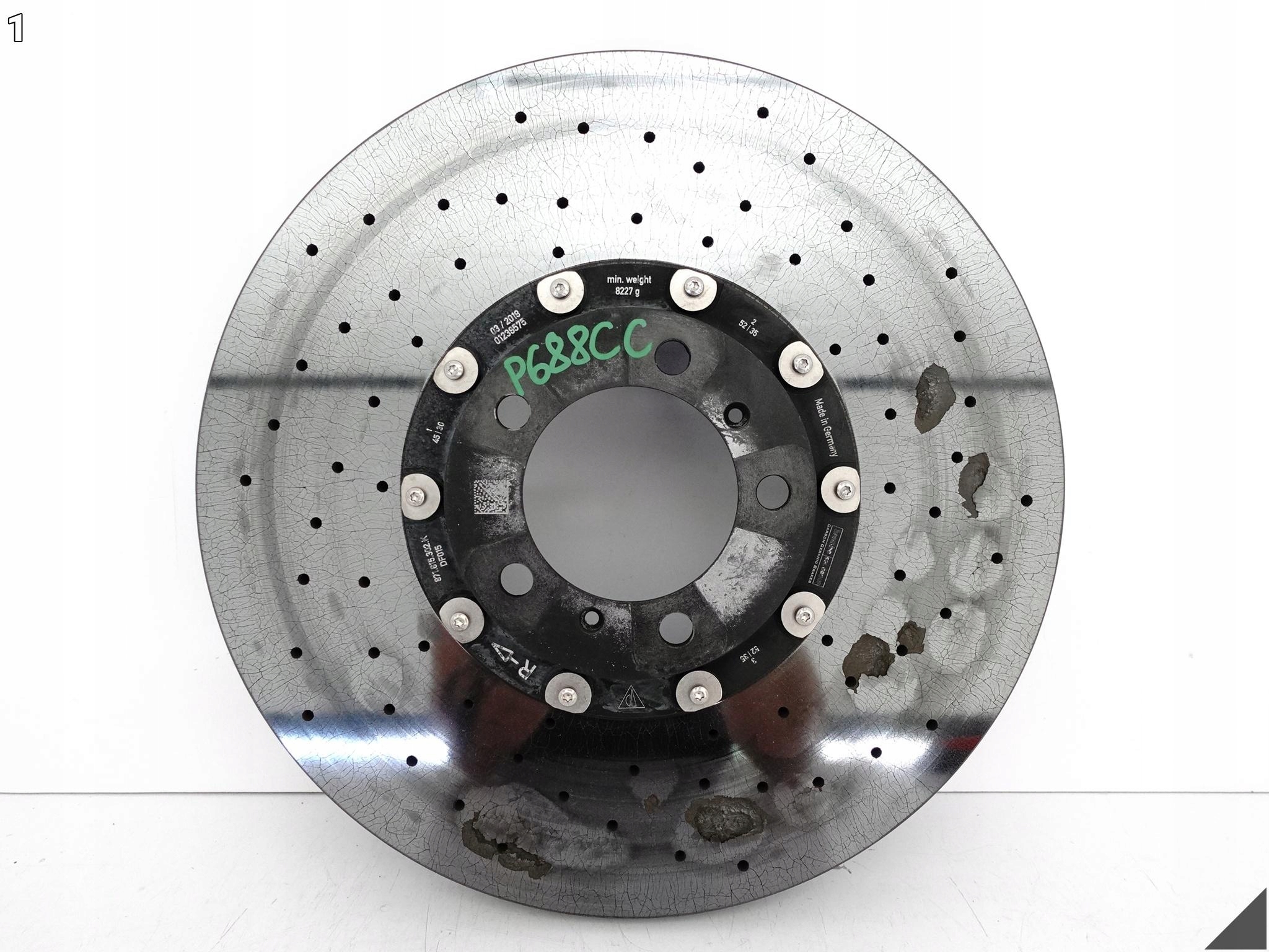 PORSCHE PANAMERA 971 TAYCAN disc CERAMICZNA CERAMIC right front 420x40mm