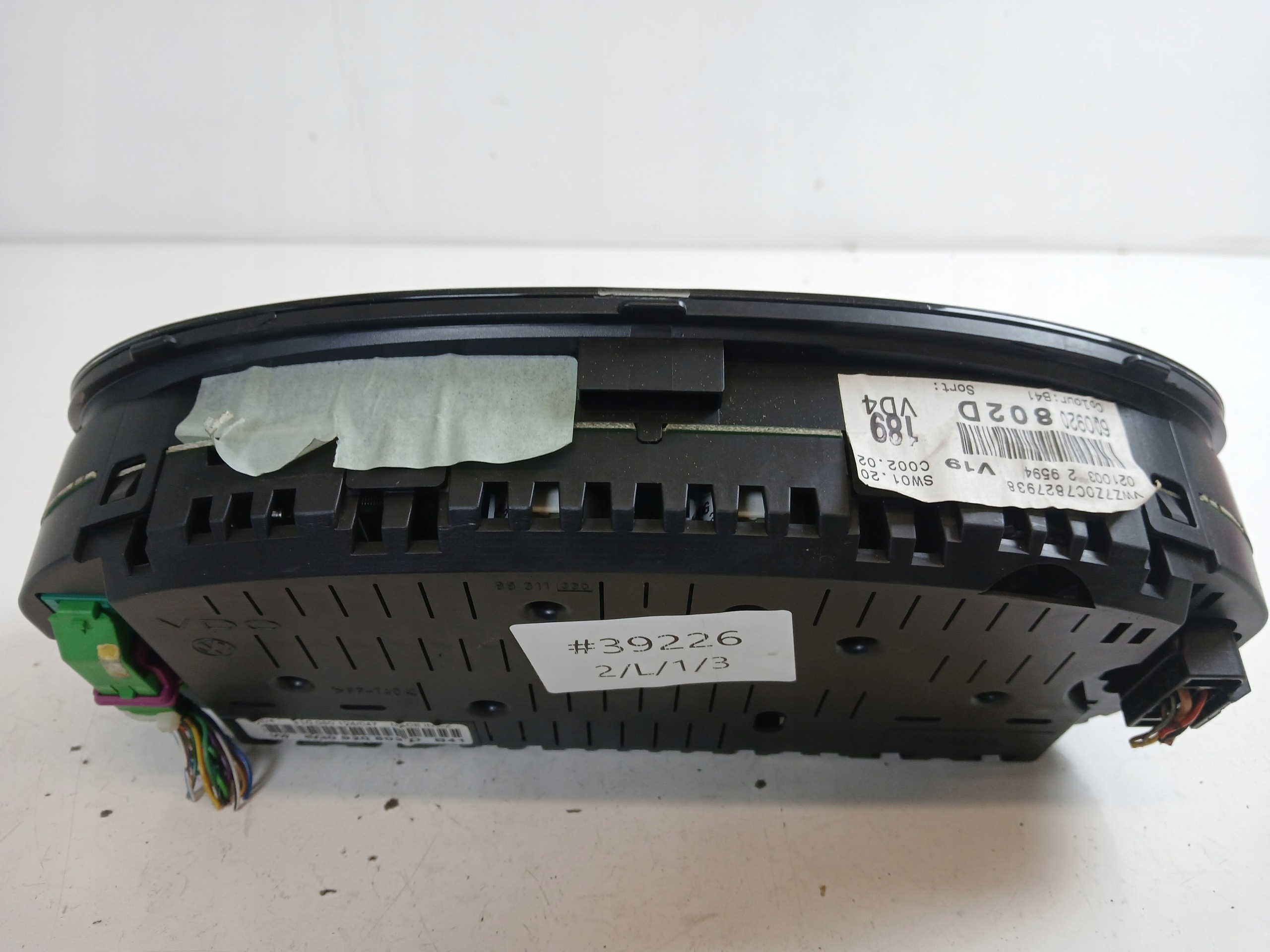 VW POLO 9N 1.9 TDI dials dials 6Q0920802D