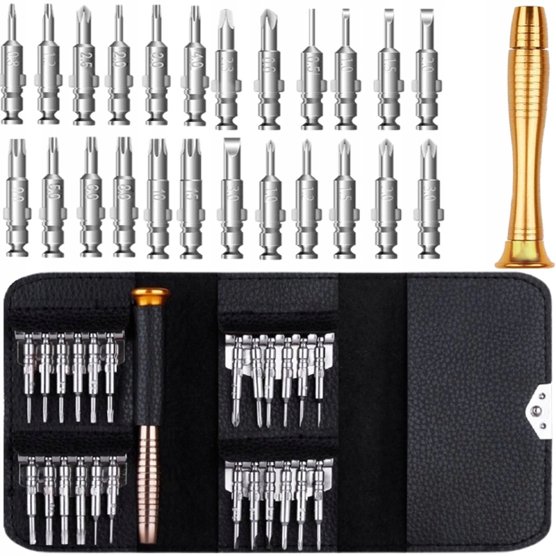 

Zestaw Śrubokrętów Precyzyjnych 25w1 Torx Wkrętaki