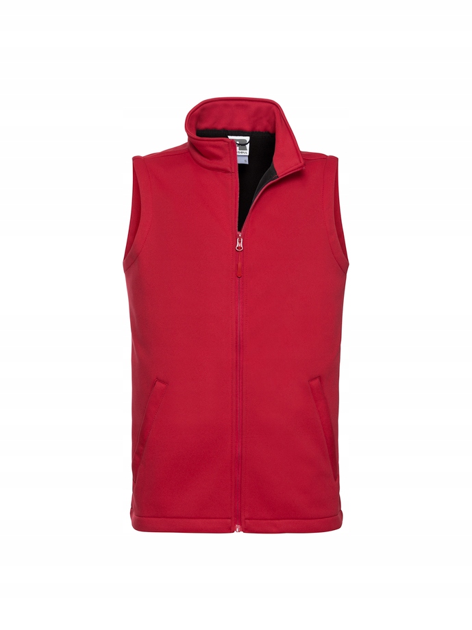 RUSSELL Bezrękawnik Kamizelka SMART SOFTSHELL Teflon CZERWONA Rozmiar: XXL Materiał dominujący poliester