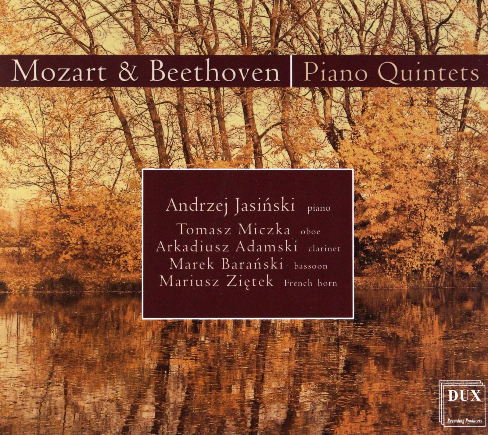 Kwintety Fortepianowe Mozart Beethoven (CD)