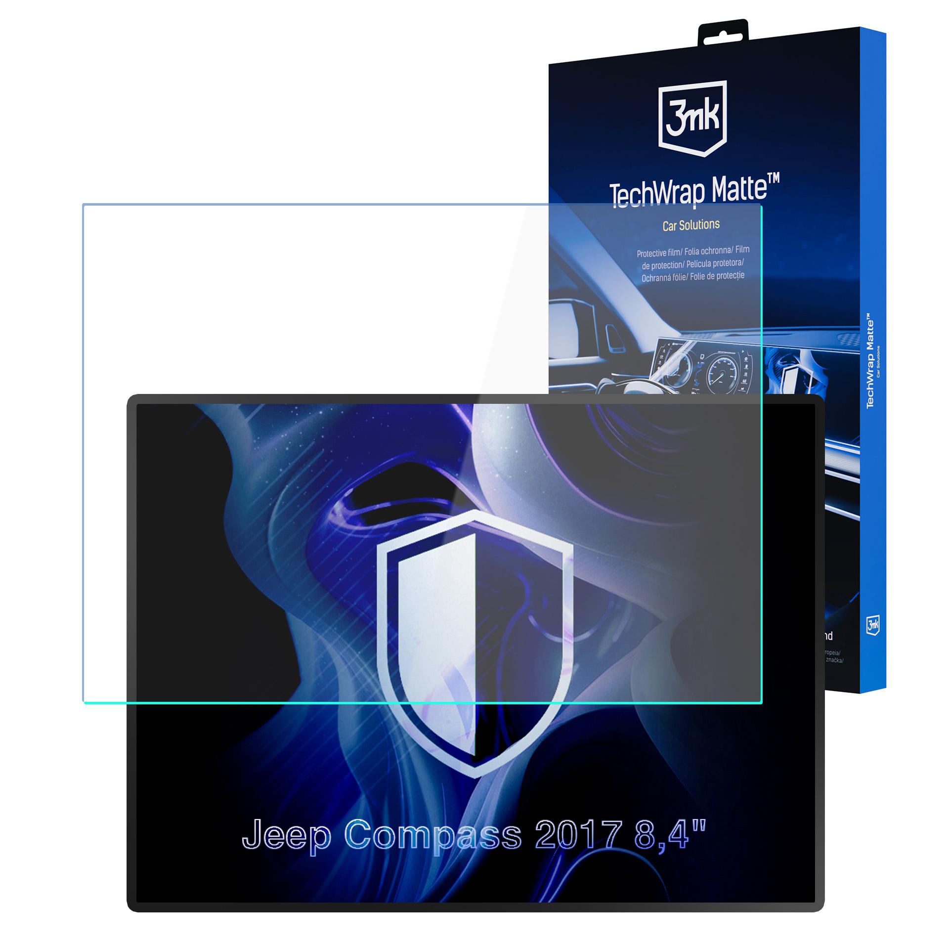 Fólie na navigační displej pro Jeep Compass 2017 8,4" 3mk TechWrap