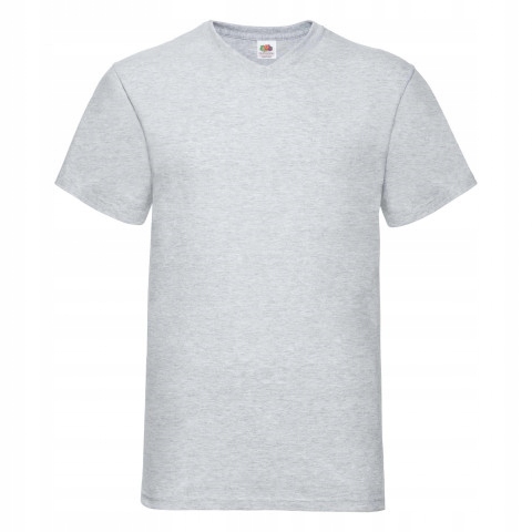 

Koszulka męska Valueweight Vneck FruitLoom Grey4XL