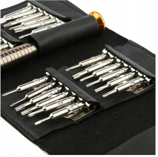 ZESTAW PRECYZYJNYCH ŚRUBOKRĘTÓW GSM TORX 25w1 Liczba elementów zestawy