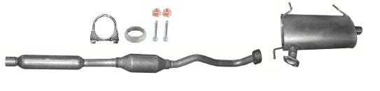 СРЕДНИЙ КОНЦЕВОЙ ГЛУШИТЕЛЬ MITSUBISHI OUTLANDER 2 2.4