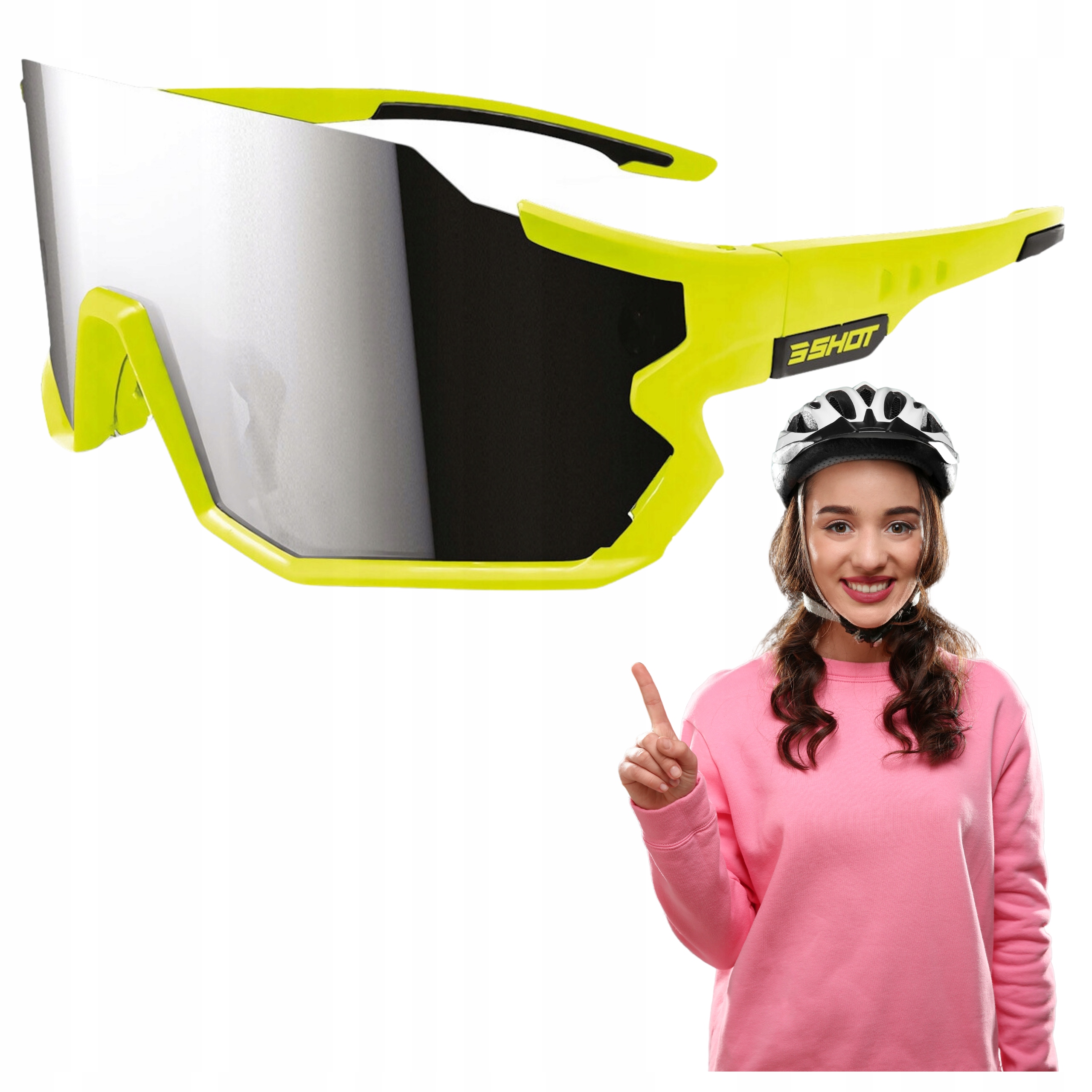 Cyklistické brýle Shot Vista Neon Yellow