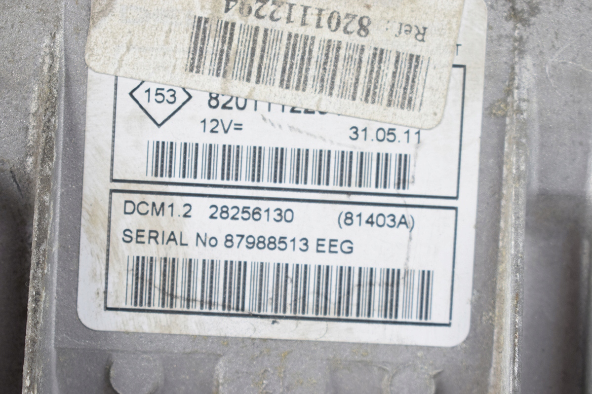Computer Bedienteil RENAULT 1.5 DCI 8201112294