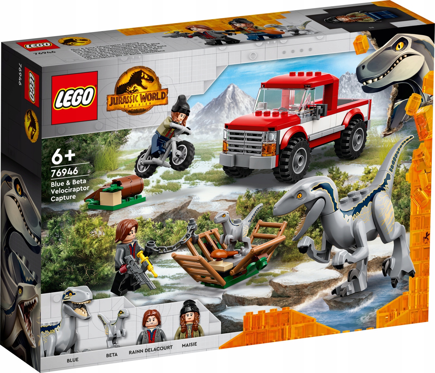 

Lego Jurassic World 76946 Schwytanie welociraptor