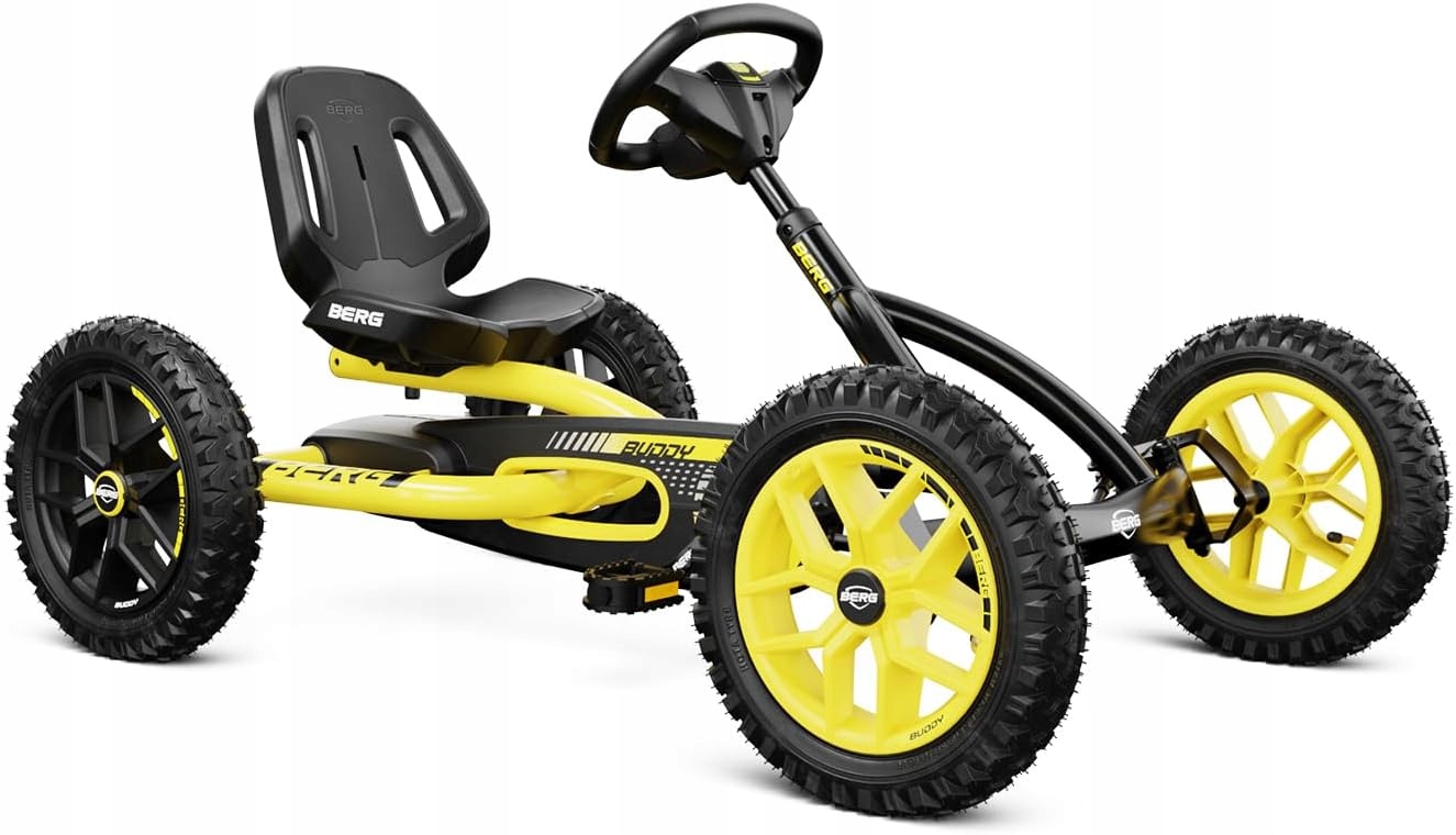 Gokart Pedałowy Dziecięcy Stalowy Pneumatyczne Koła
