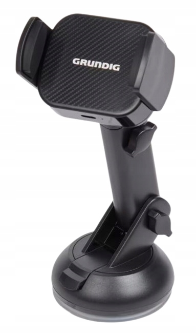 Uchwyt do smartfona z ładowarką indukcyjną Grundig na szybę Qi 15W