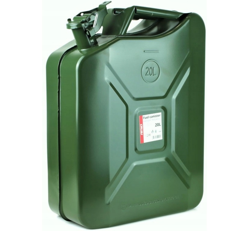 МЕТАЛЕВА КАНІСТРА 20 Л ДЛЯ ПАЛИВА МАСЛО TUV