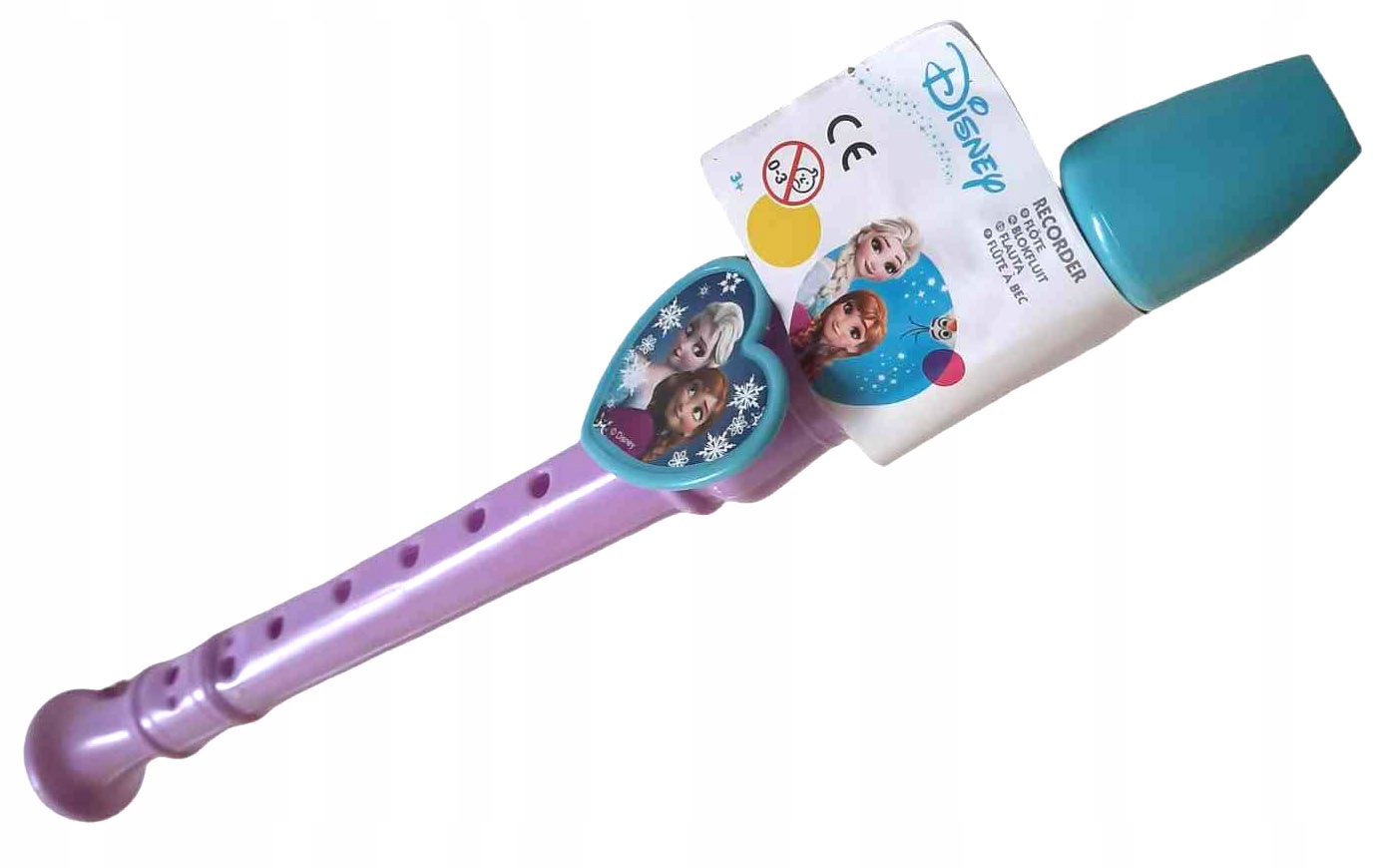 Zabawka flet Frozen DISNEY fioletowy gwizdek -nie gra