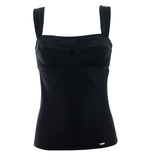 Livia Horní Díl Dámských Bikin Černý Tankini Hladký 40 J_a