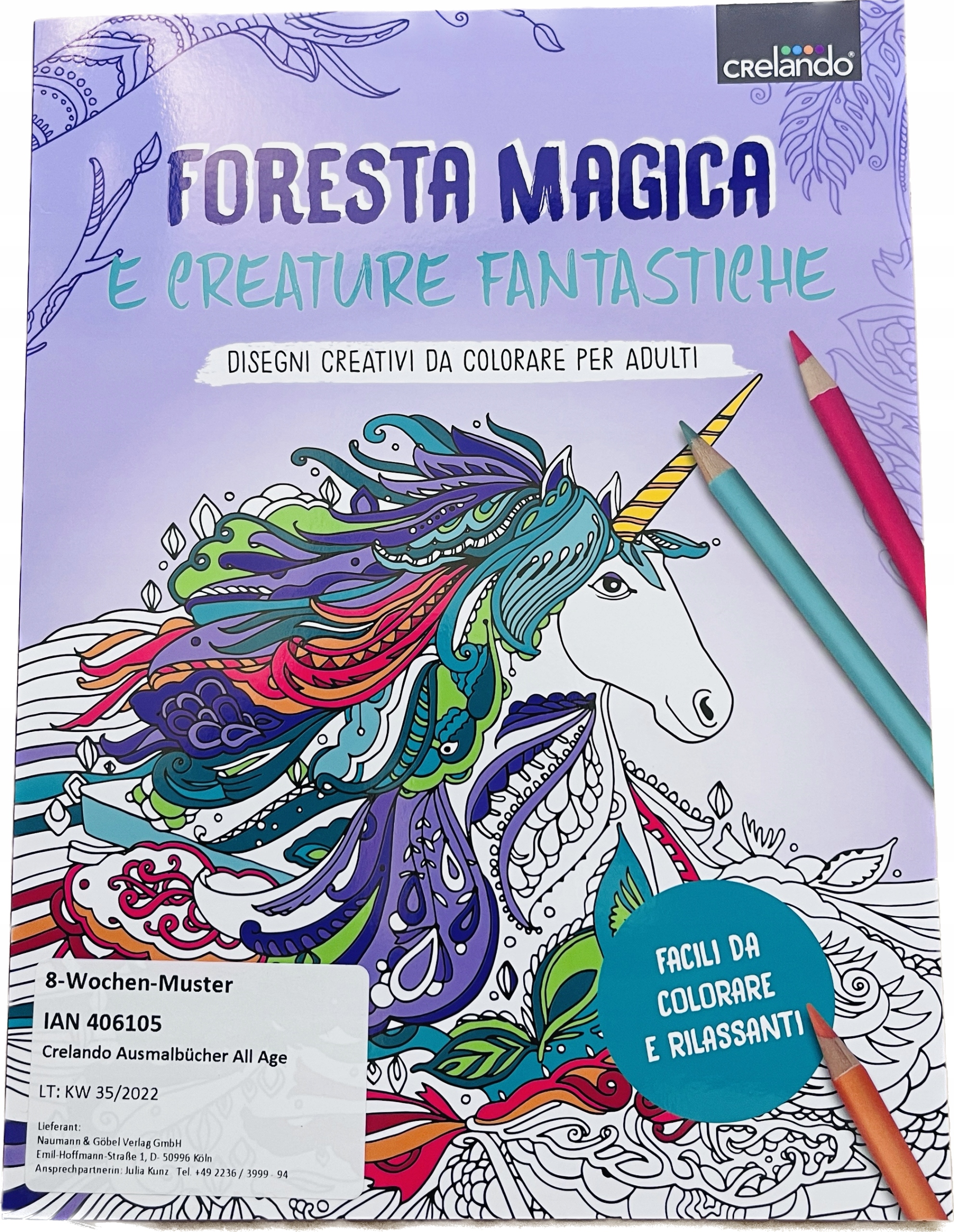 Antystresowakolorowanka Dla Dorosłych Fantasy A4