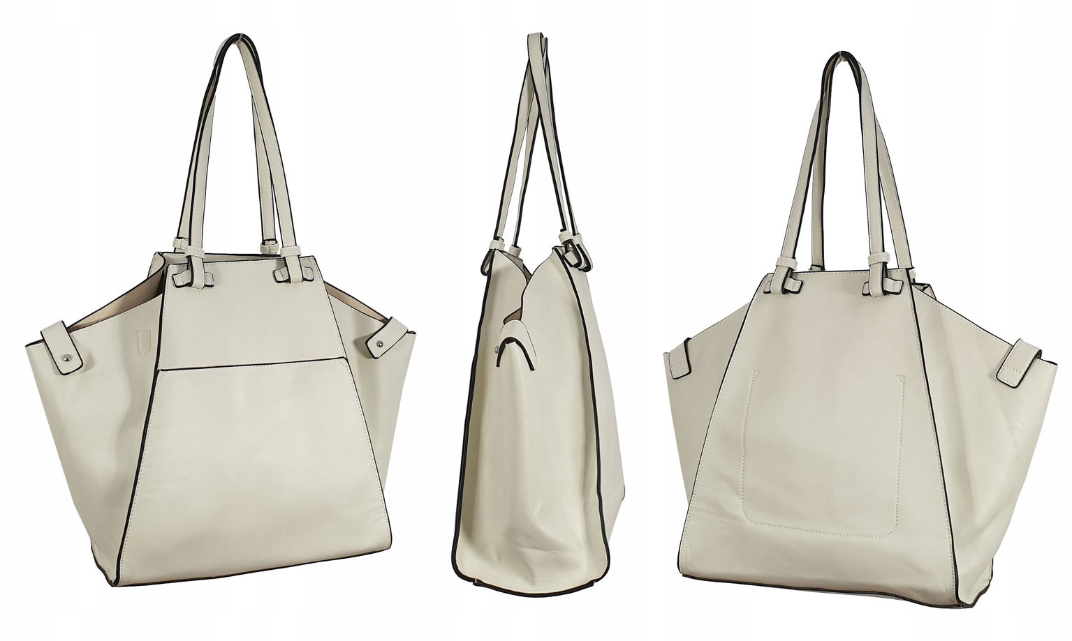 

Torebka Shopper Bag Vivi Paris Skóra Worek Torba