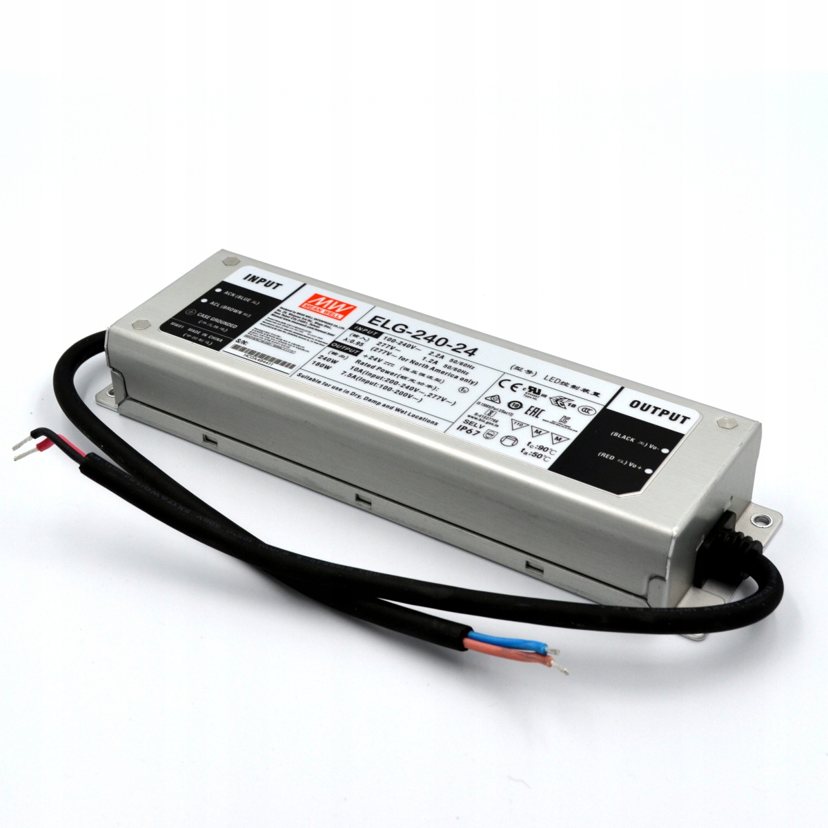 MEAN WELL ZASILACZ DO LED ELG-240-24 240W 24V DC