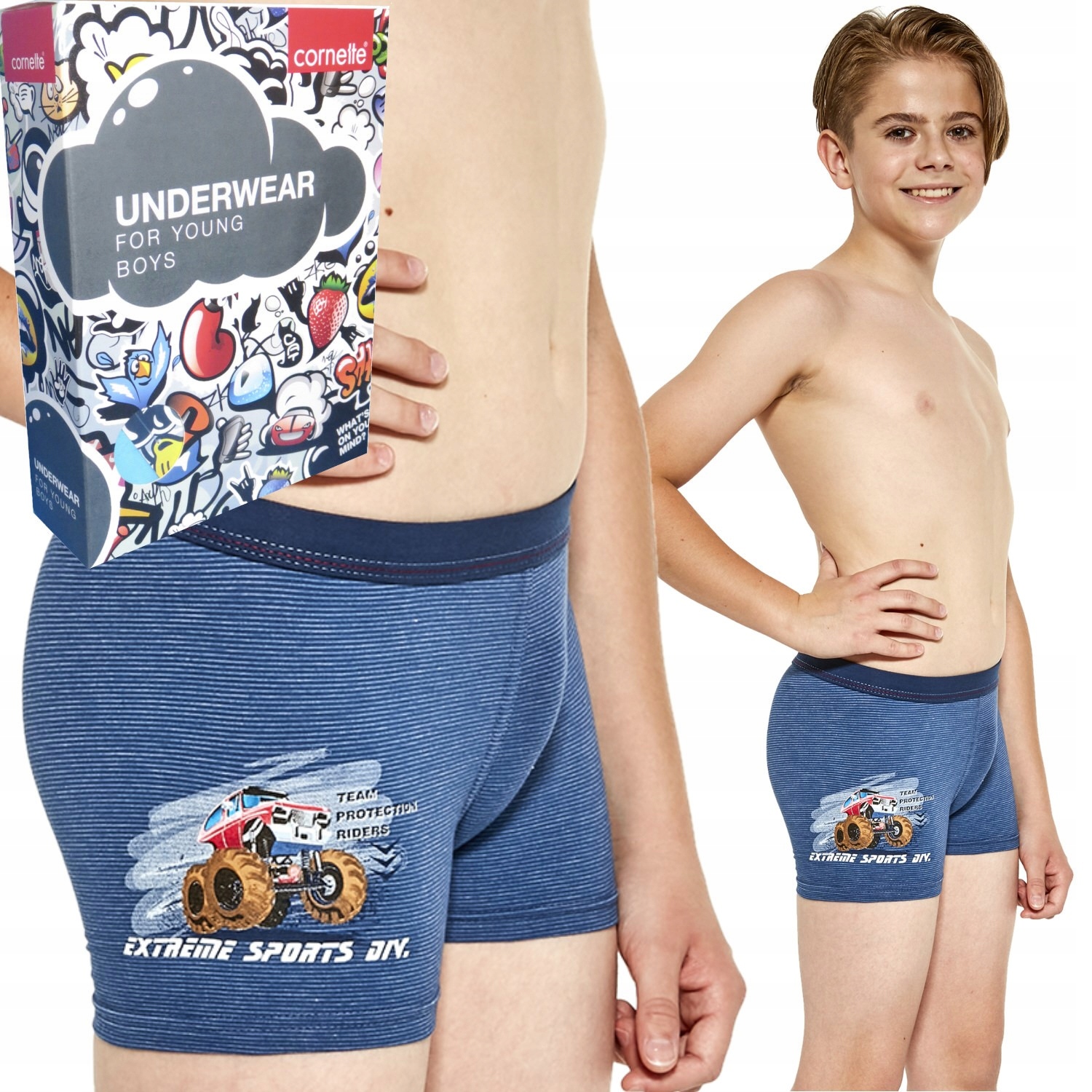 

Cornette szorty bokserki 700/116 Extreme jeans