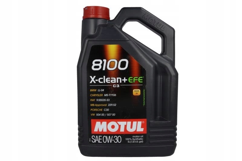 Motorový olej Motul 8100 Xclean+ Efe 0W30 5L
