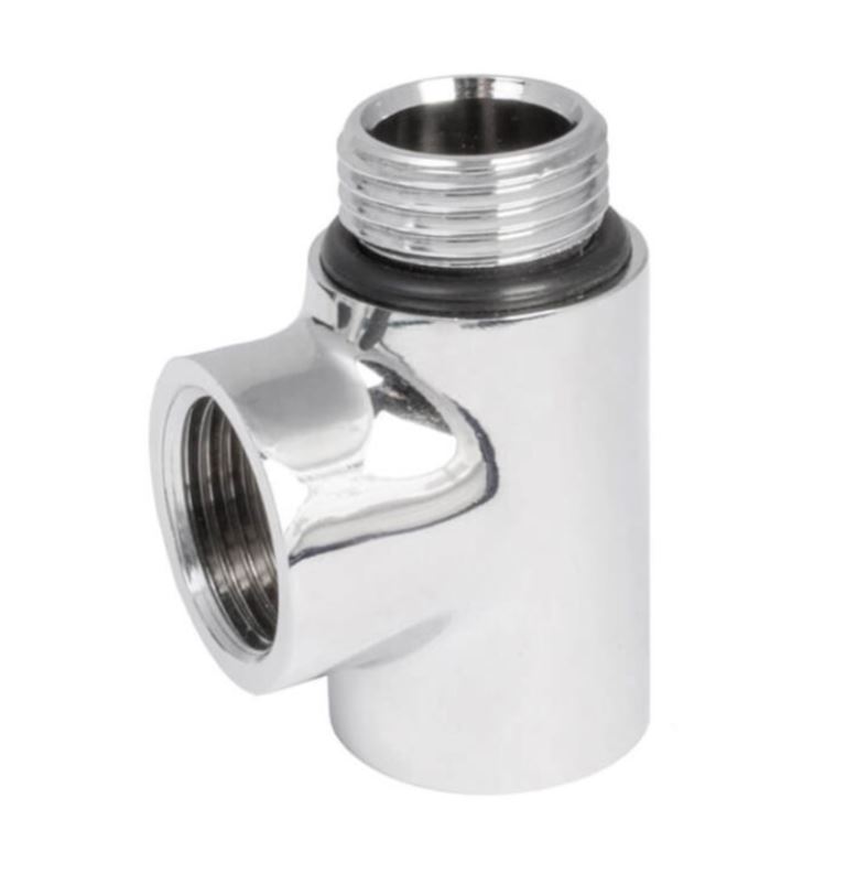 

Trójnik 1/2" do grzałki łazienkowej Chrom