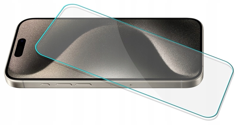 3x SZKŁO hartowane do iPhone 15 I 15 Pro 9H Typ 2,5D