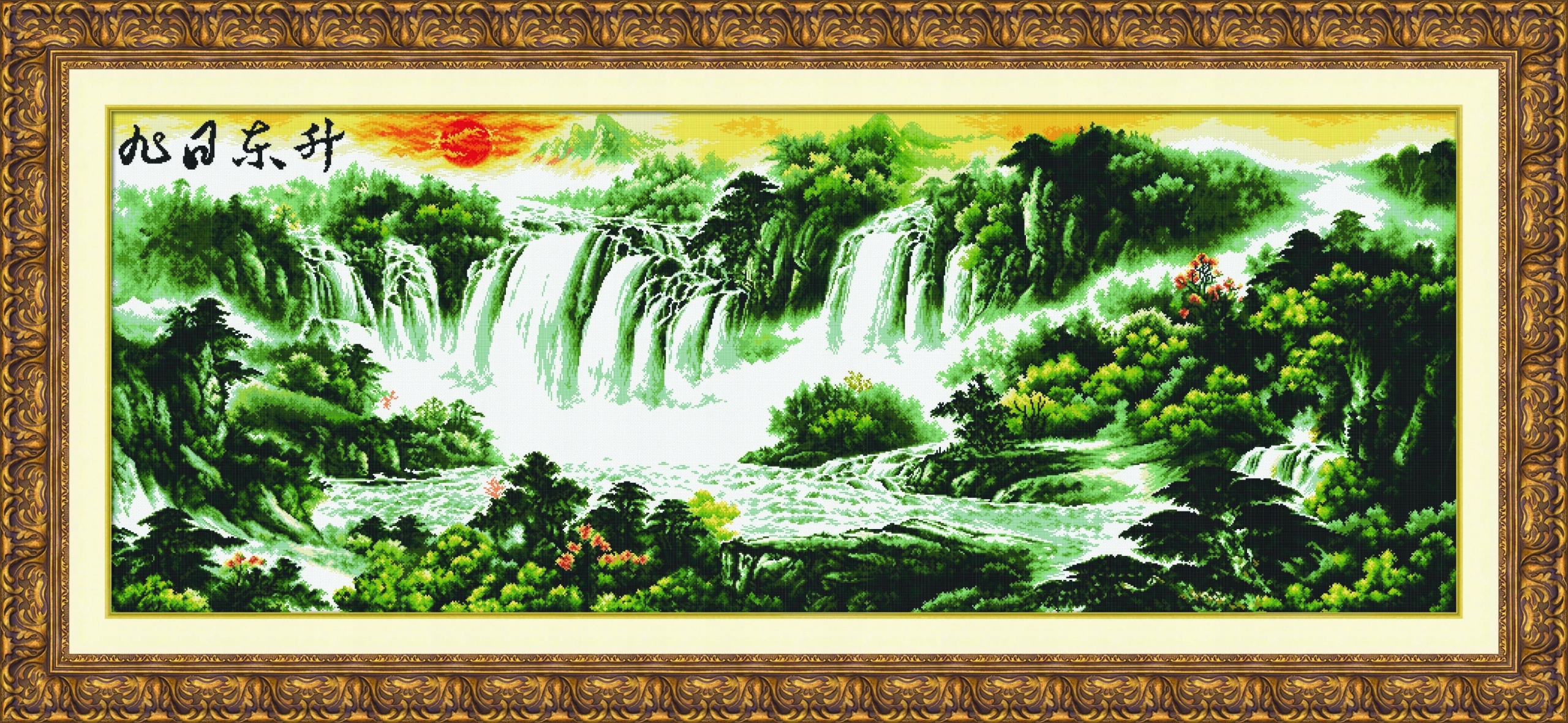 Křížková výšivka počítaná sada (kanva, mulina)