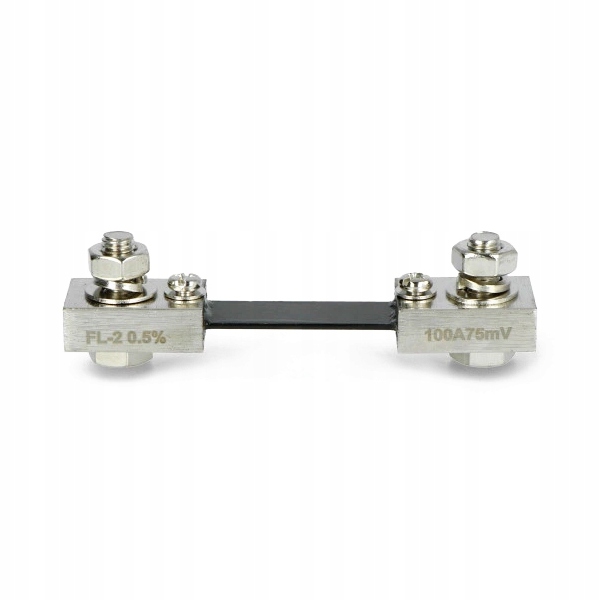 BOCZNIK POMIAROWY PRĄD STAŁY 100A 75mV WOLTOMIERZ AMPEROMIERZ REZYSTOR