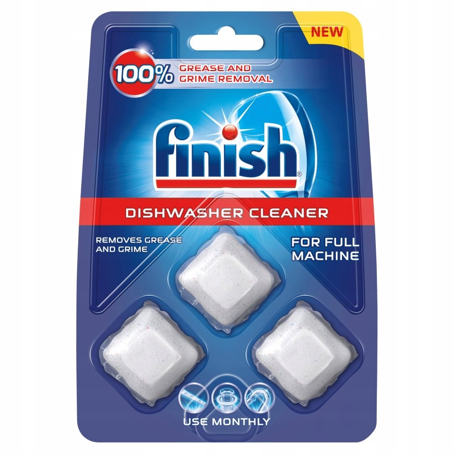 

Tabletki Finish do czyszczenia zmywarki 3 Sztuki