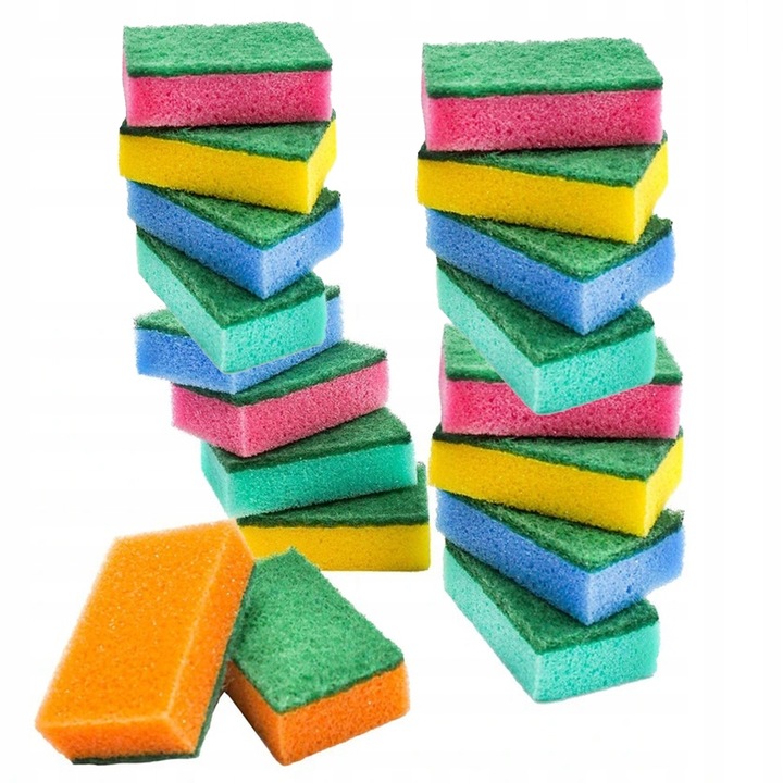 

Gąbka do mycia naczyń zmywak kuchenny 18 szt.