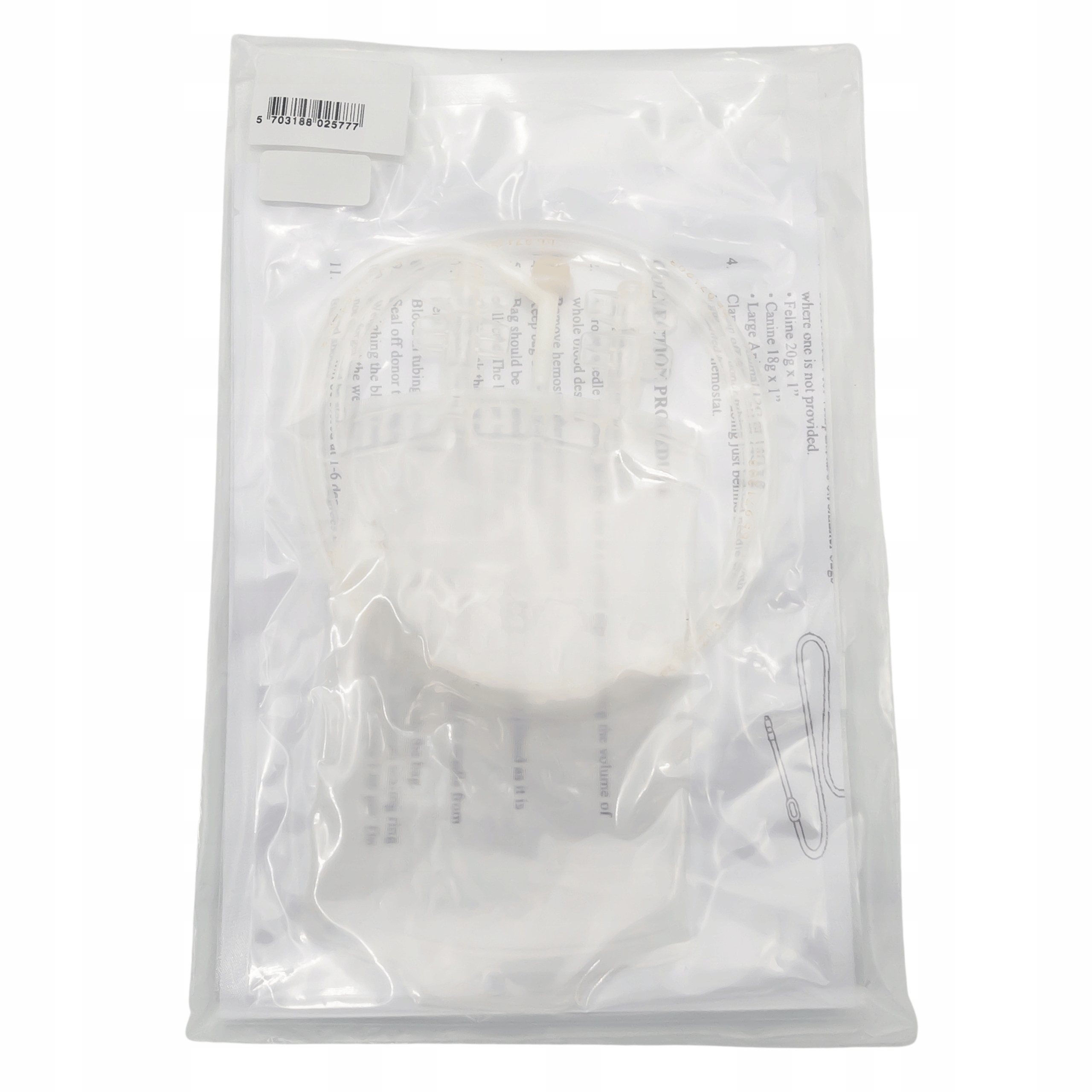 Worek do pobierania i transfuzji krwi weterynaryjny 50-150ml 1szt Kruuse