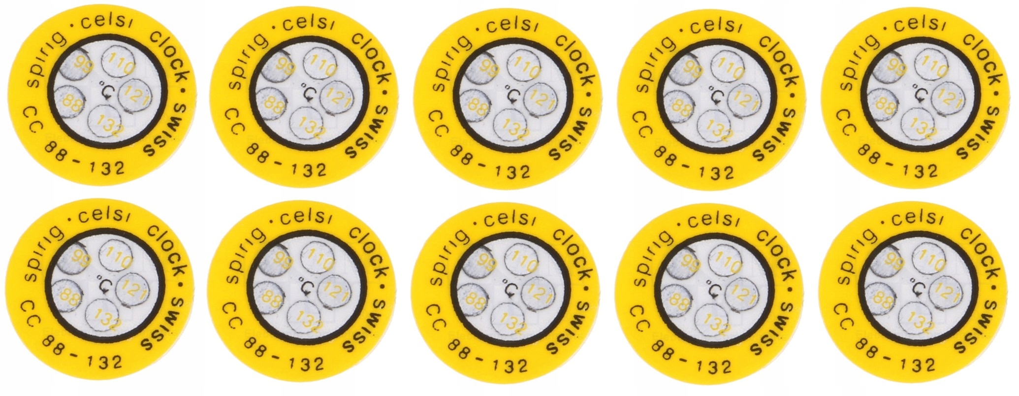 CZUJNIK ZNACZNIK NALEPKA TERMICZNA TOPIK PLOMBA