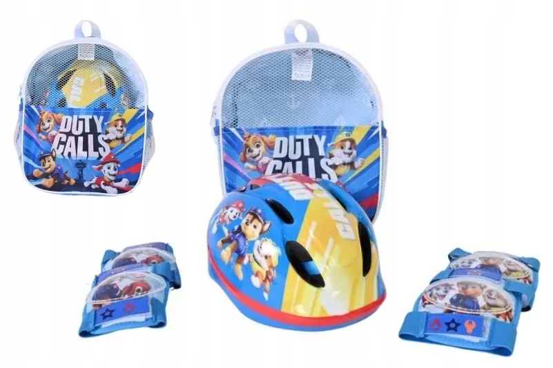 Kask ochraniacze Psi Patrol 1416. Volare Rowerki Licencyjne