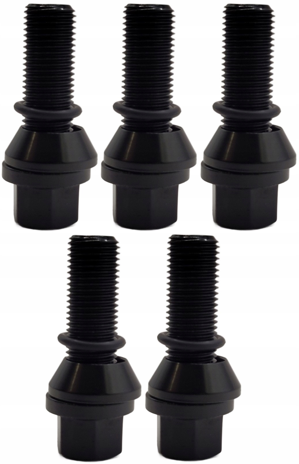 Čierna plávajúca skrutka 14x1,5 32 meniaca rozstup pohyblivých kužeľov 5x