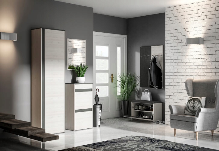 HYGA 02 SZAFKA NA BUTY 70 CM Z SIEDZISKIEM Marka ML Meble