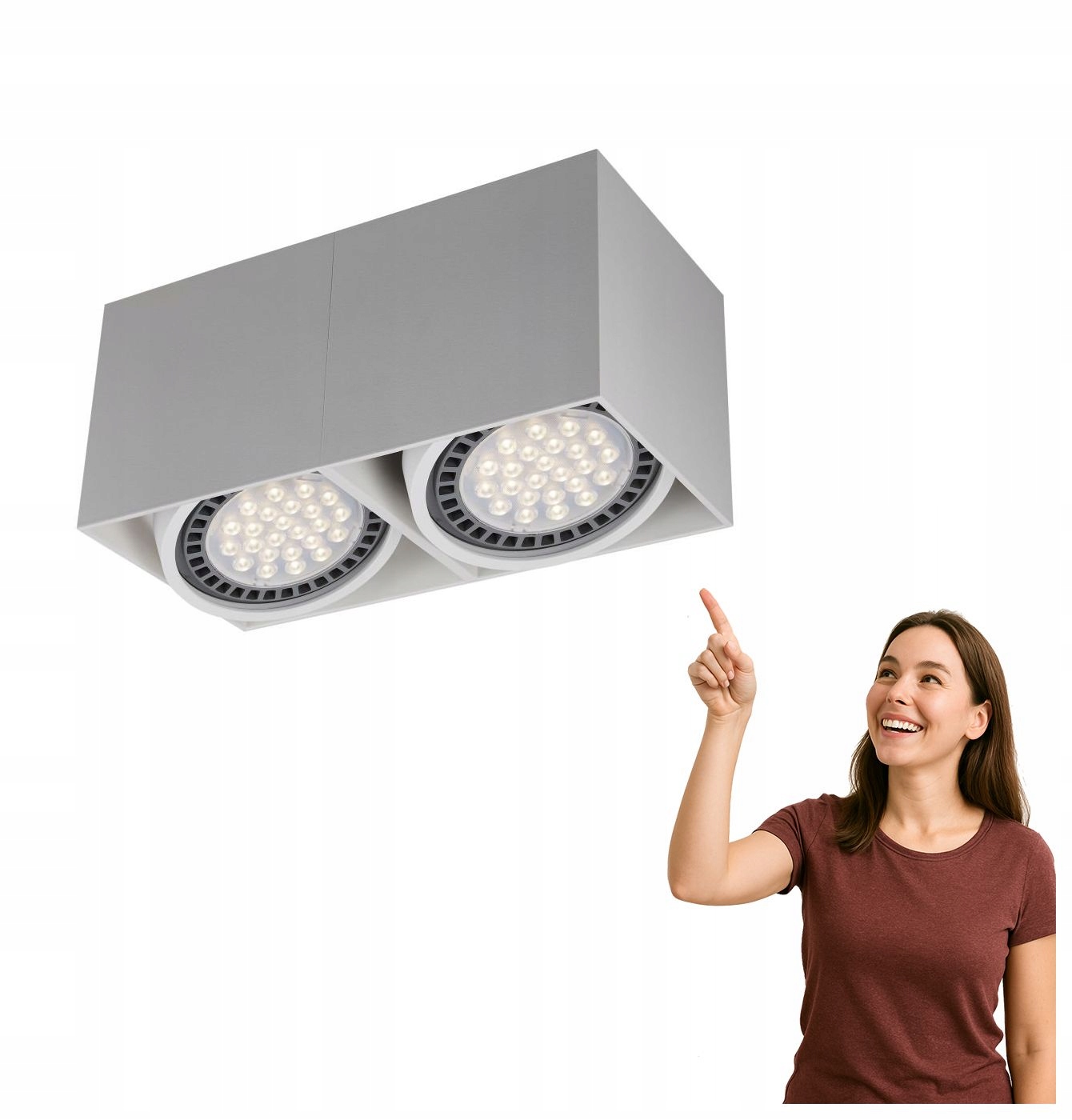 Nástenná lampa Box 2 Wh ACGU10-116 Zuma Line