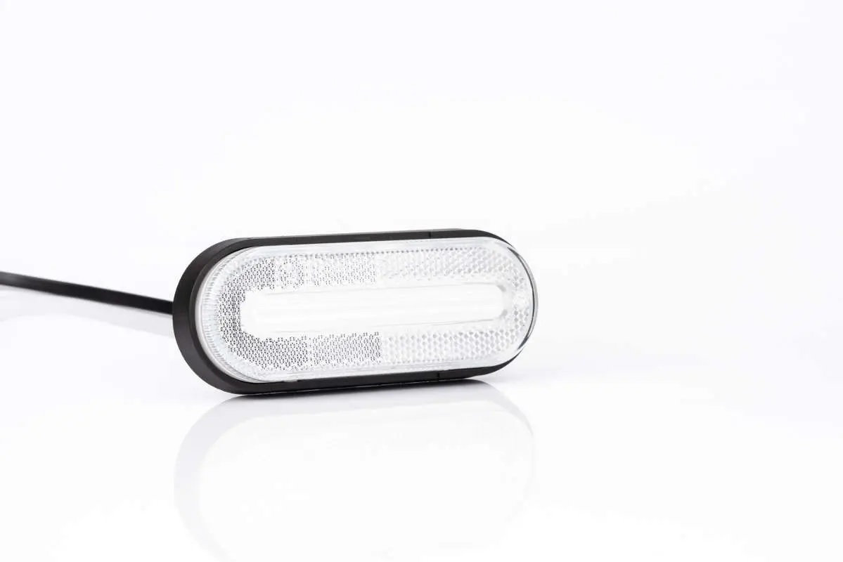 LAMPA LAMPKA OBRYSOWA DIODOWA LED 12/24V BIAŁA