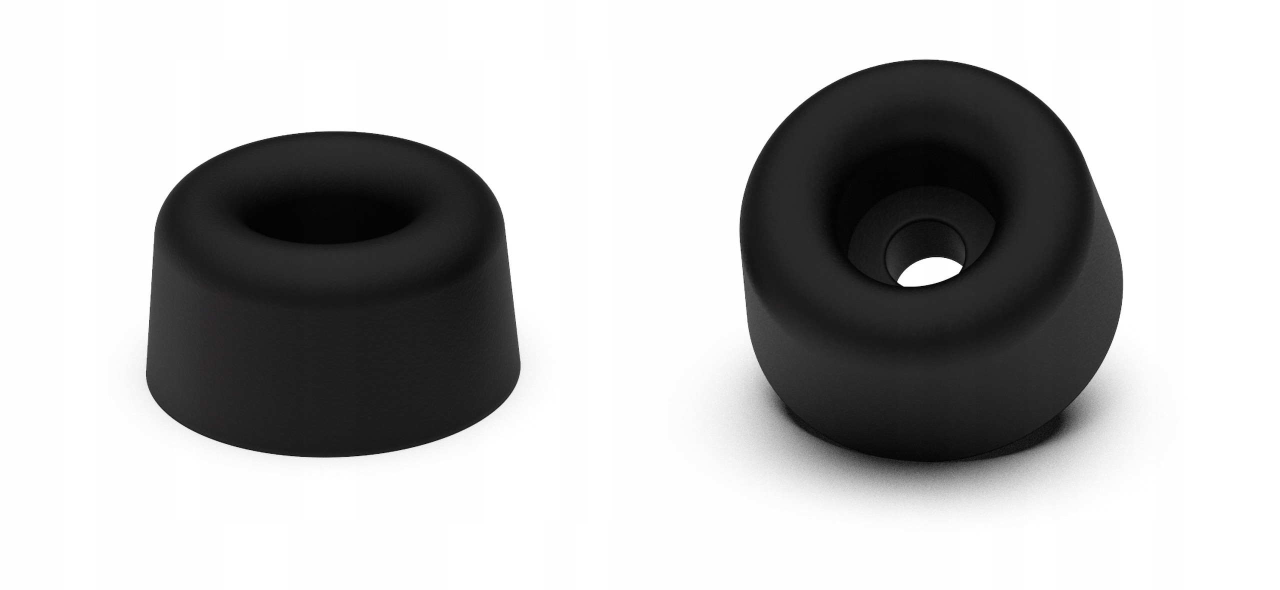 10SZT STOPKA ŚLIZGOWA D25 H24 PCW PVC ŚLIZG NÓŻKA Stan opakowania oryginalne