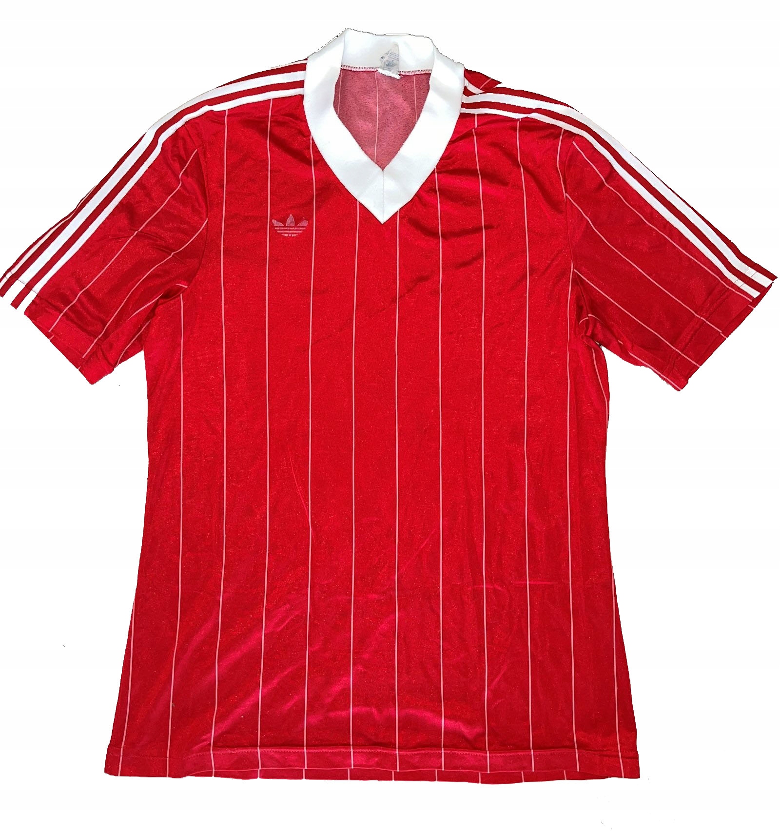 1970s Adidas Ventex Red Shirt Vintage S/M