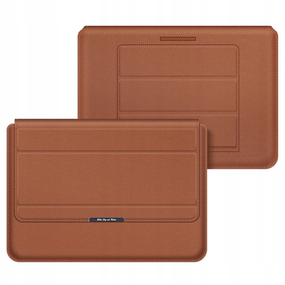 Etui Haiberd na ultrabooka 14,1 z podstawką etui karmelowy