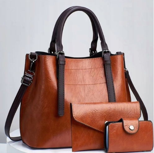 TOREBKA DAMSKA, 3 W1 ZESTAW TOREB, NA PODRÓŻE BIURO BIZNES Model A6022-3