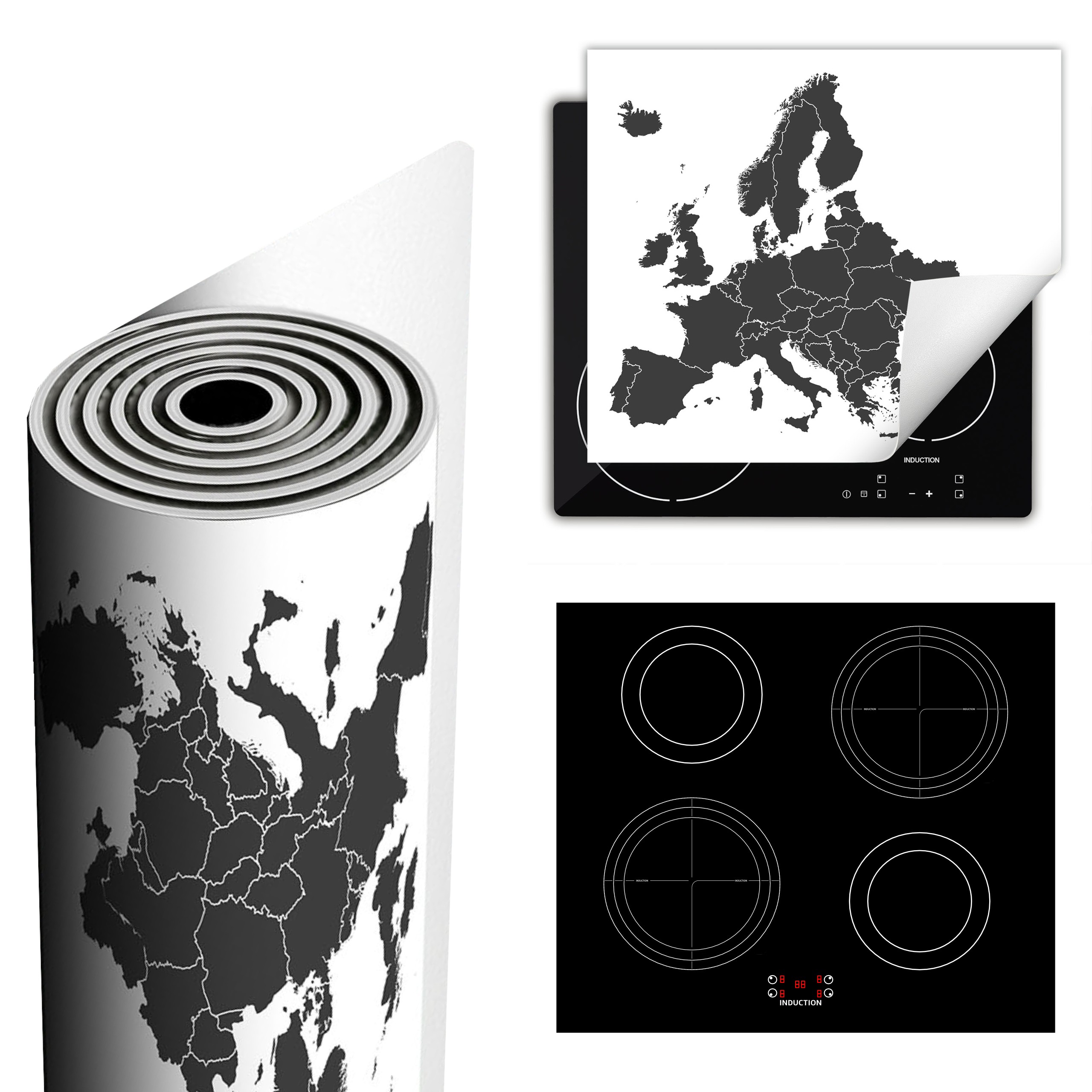 Ochranná Podložka Na Sporák Má Více Místa 60x52 Bílá karta