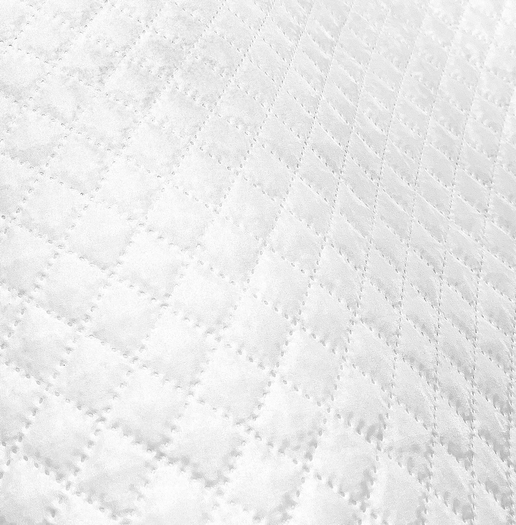 120gr 50bm Bílá prošívaná Podšívka s kosočtverci 2x2 Podšívka oděvní tkaniny