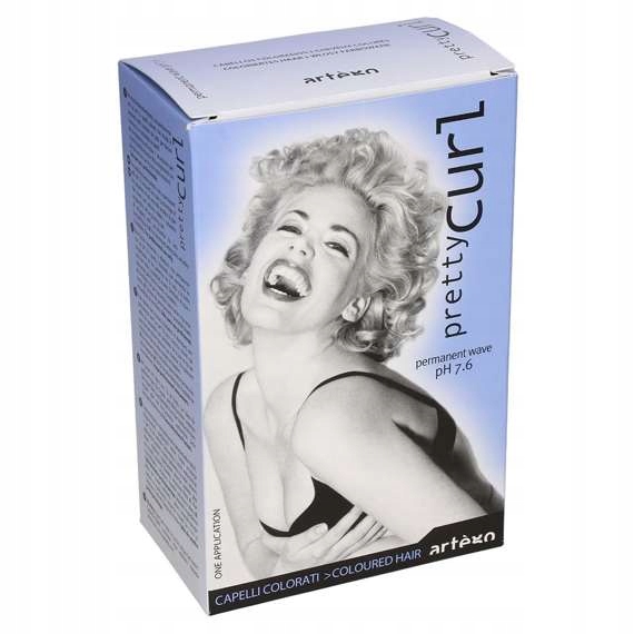 ARTEGO PRETTY CURL ZESTAW DO TRWAŁEJ WŁOSY FARBOWANE 2X100ML