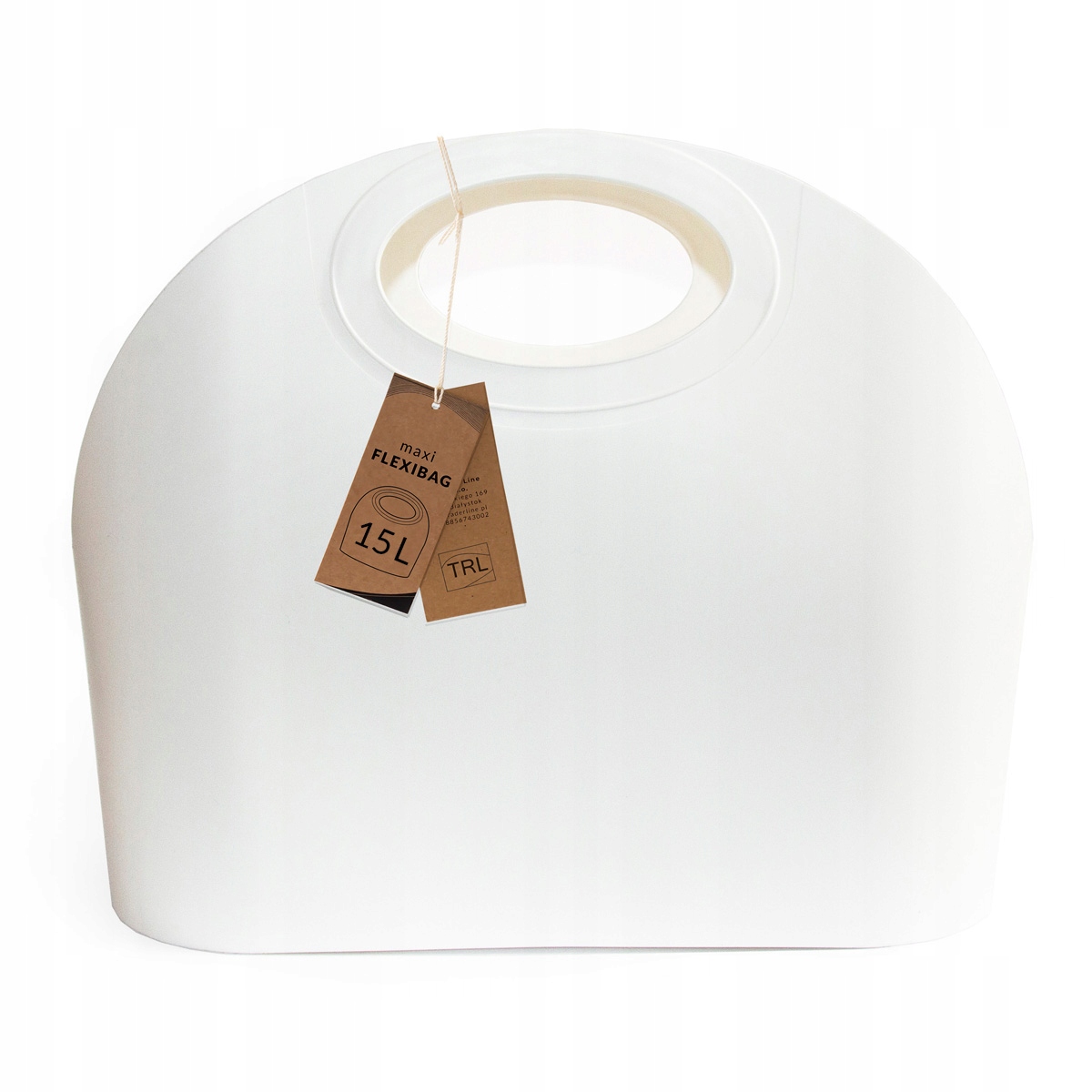 

Kosz sklepowy plastikowy Maxi Flexibag 15L biały
