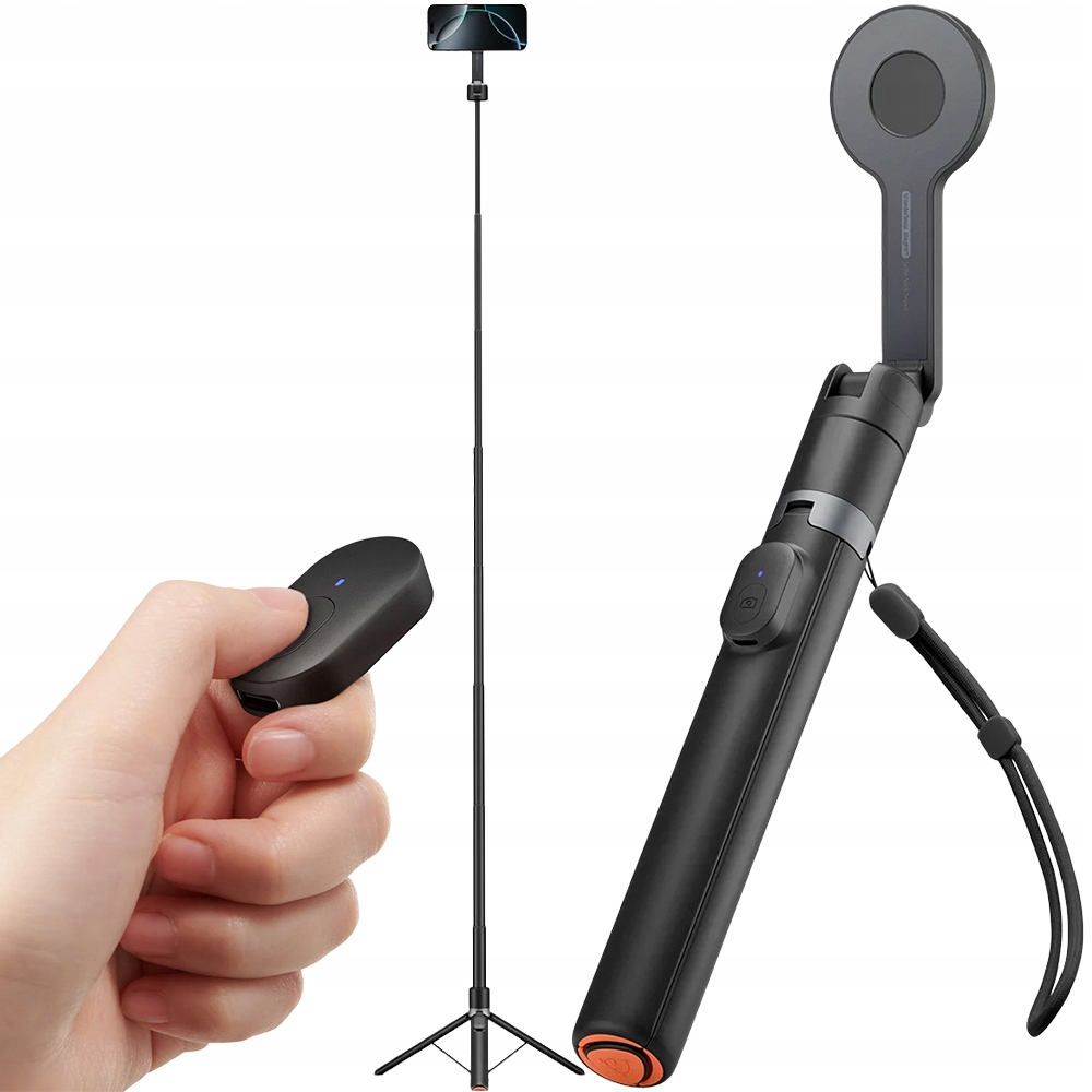 Selfie Stick Spigen s diaľkovým ovládaním, tripod na telefón pre MagSafe Bluetooth, dlhý