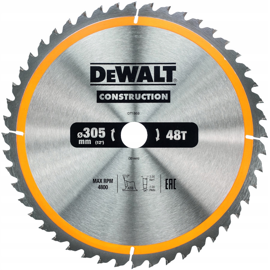 

Dewalt DT1959 Tarcza Pilarska Do Drewna Piła 305mm